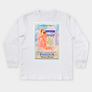 Postum Cereal Ad, 1911 Kids Long Sleeve T-Shirt